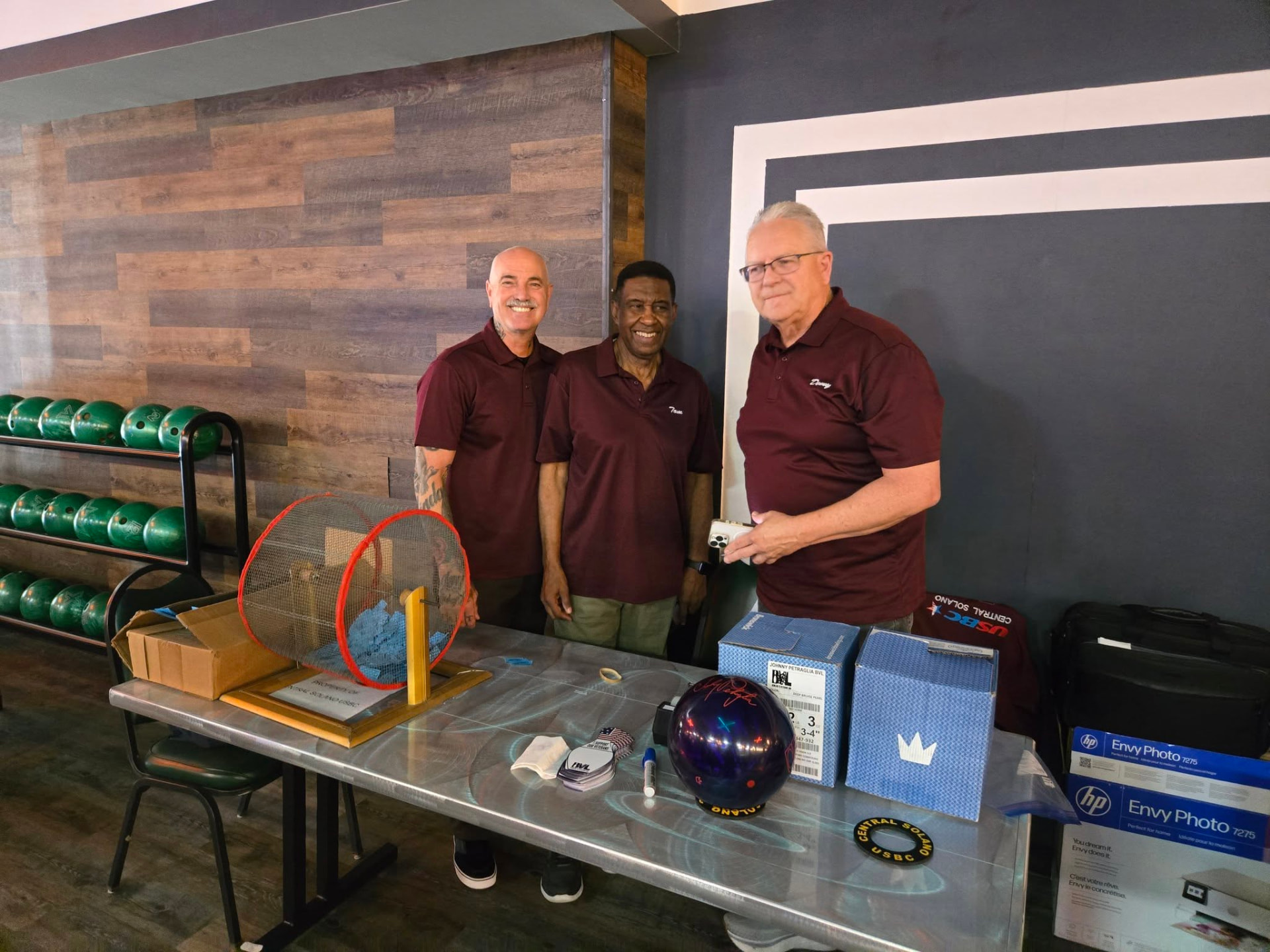Central Solano USBC board members at a BVL event table